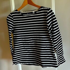 Petit Bateau French cotton classic striped boat neck top